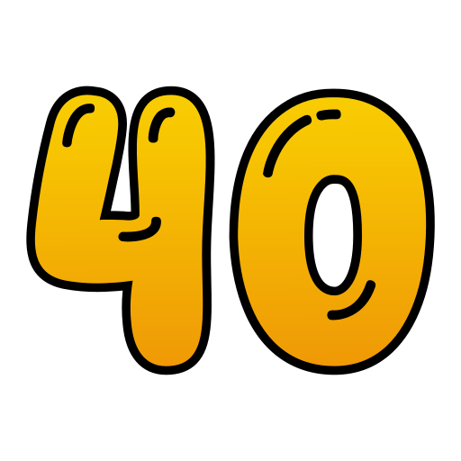 40 grátis ícone
