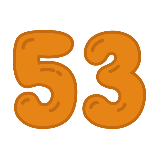 Fifty three free icon Fifty three free icon