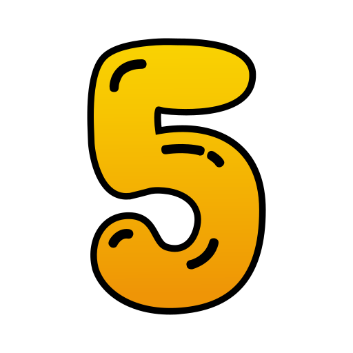 Five free icon Five free icon