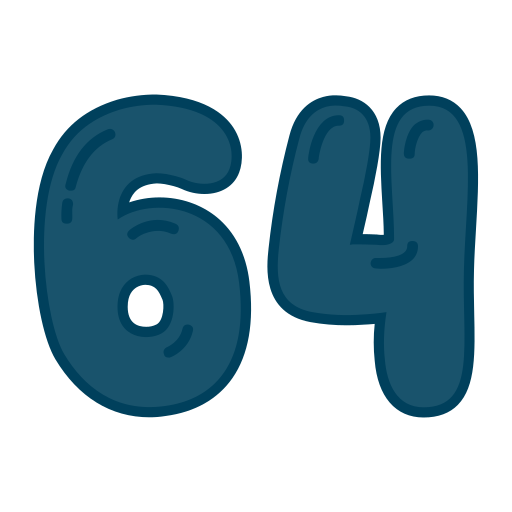 64 grátis ícone