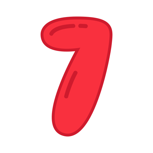 sieben kostenlos Icon sieben kostenlos Icon
