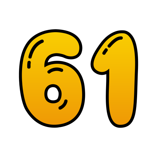 61 Icône gratuit 61 Icône gratuit