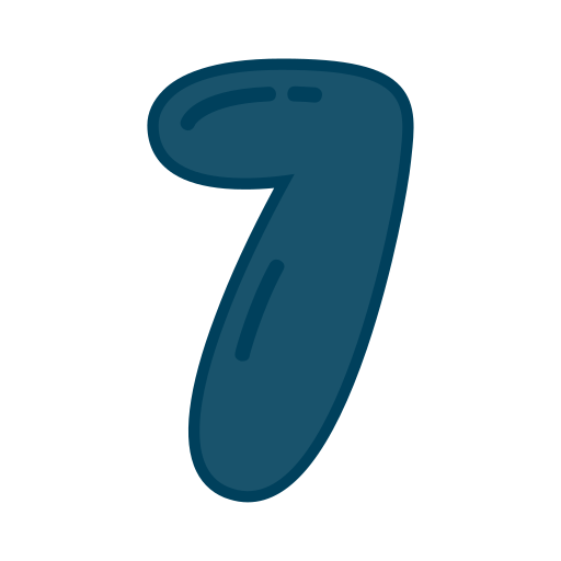 Seven free icon Seven free icon