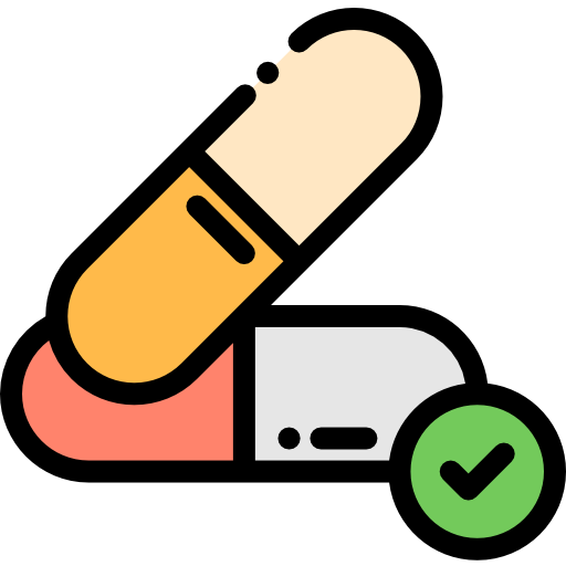 Pills Detailed Rounded Lineal color icon