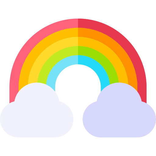 arco iris icono gratis