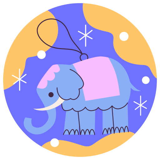 elefante gratis sticker