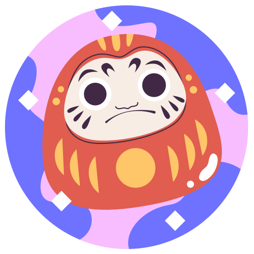 daruma gratis sticker