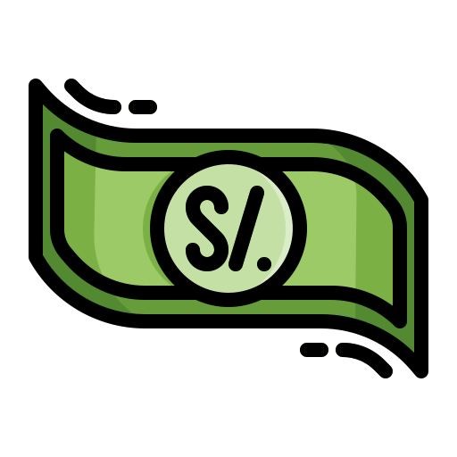 soles peruanos icono gratis