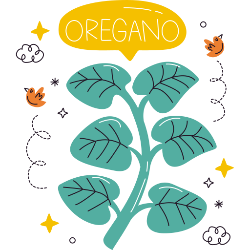 orégano gratis sticker