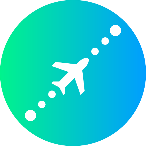 Super Basic Straight Circular Flight icon