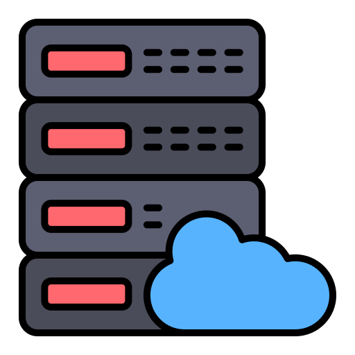 servidor en la nube icono gratis