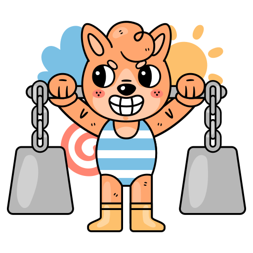 Weightlifter free sticker Weightlifter free sticker