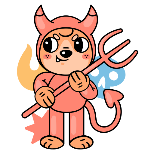diabo grátis figurinha