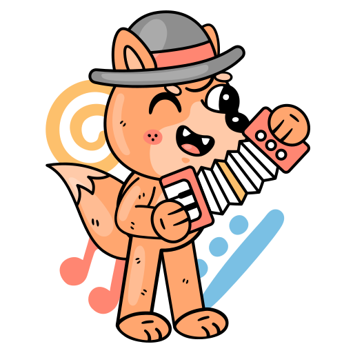 musicien gratuit sticker