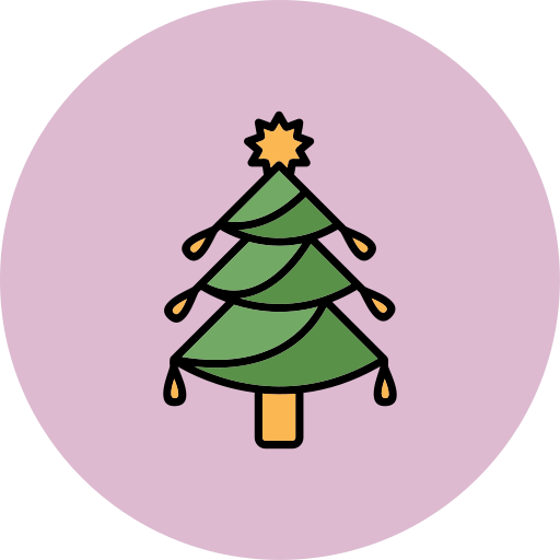 árbol de navidad icono gratis