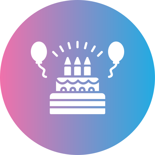 pastel de cumpleaños icono gratis