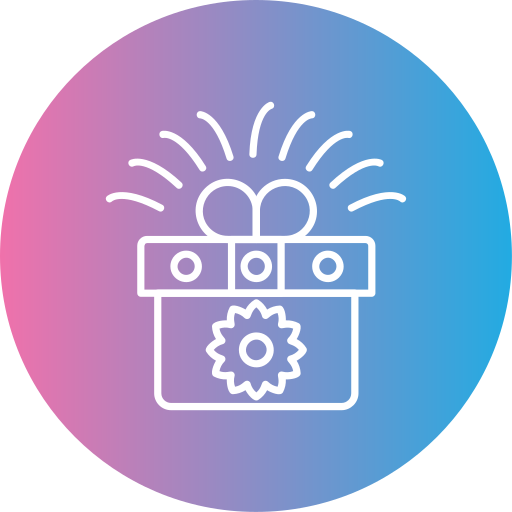 Gift box free icon