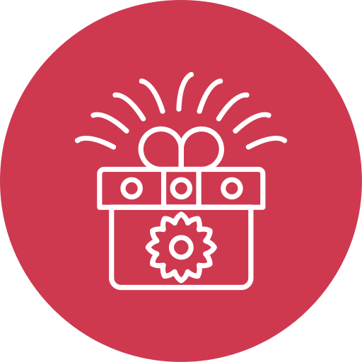 Gift box free icon