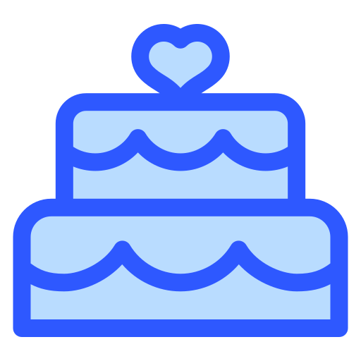 pastel de boda icono gratis