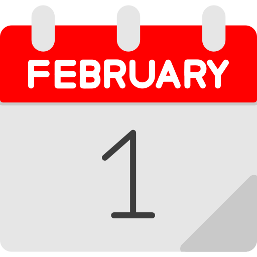 February 1 free icon February 1 free icon