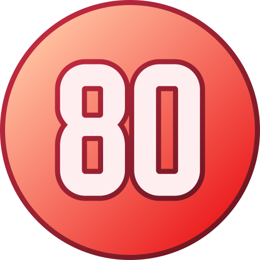80 icono gratis