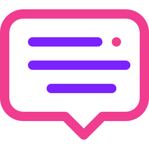 Speech bubble Justicon Two tone icon