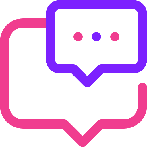 Speech bubble Justicon Two tone icon