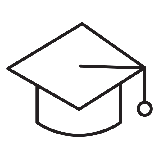 graduación icono gratis