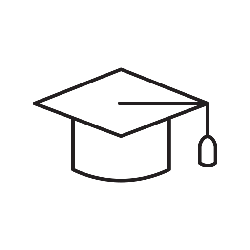 graduación icono gratis