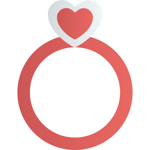 anillo de amor icono gratis