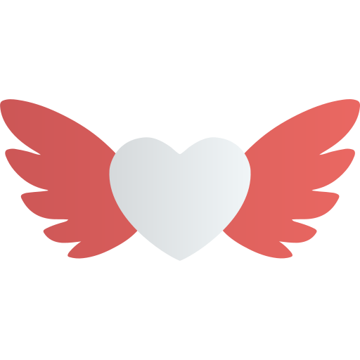 alas de amor icono gratis