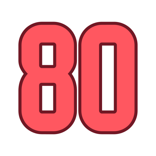80 icono gratis