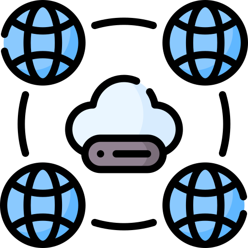 Cloud storage free icon