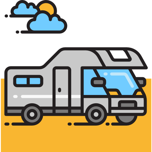 autocaravana icono gratis