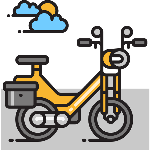 Moped free icon Moped free icon