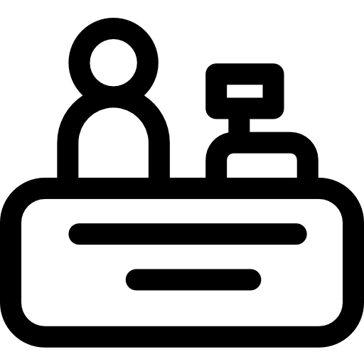 출납원 무료 아이콘