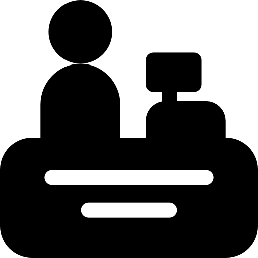 출납원 무료 아이콘