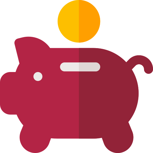 Piggy bank free icon
