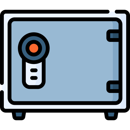 caja de seguridad icono gratis