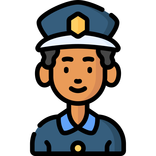 policía icono gratis