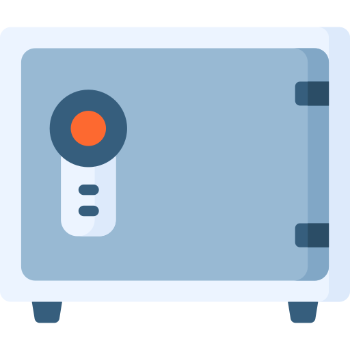 caja de seguridad icono gratis