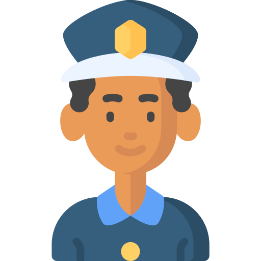 policía icono gratis