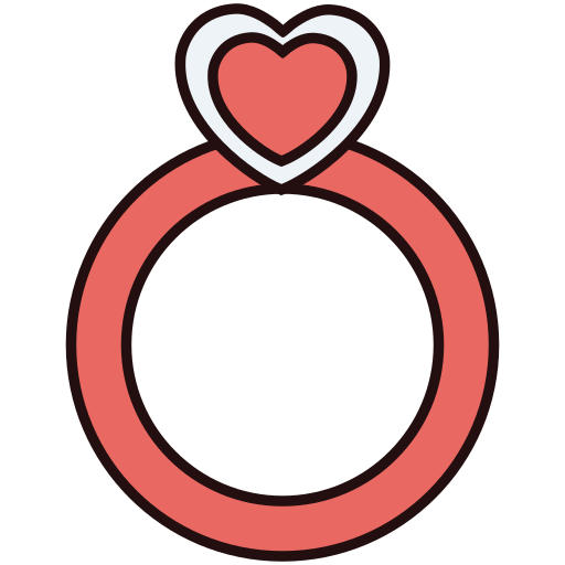 anillo de amor icono gratis