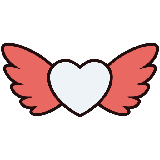 alas de amor icono gratis