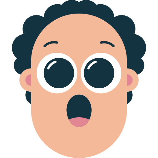 Surprised free icon