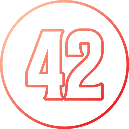 42 icono gratis
