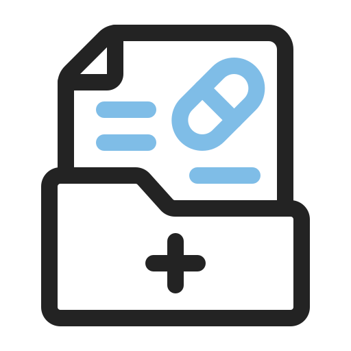 carpeta medica icono gratis