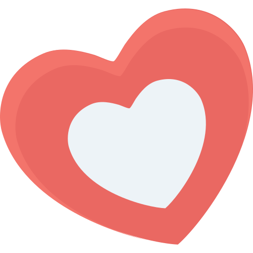 forma de corazón icono gratis