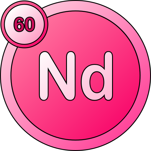 Neodymium free icon Neodymium free icon