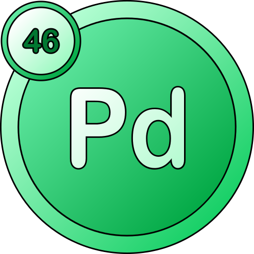 Palladium free icon Palladium free icon